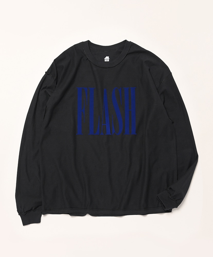 FLASH Long Sleeve T-Shirt(ONE Black/ブラック): ISNESS MUSIC