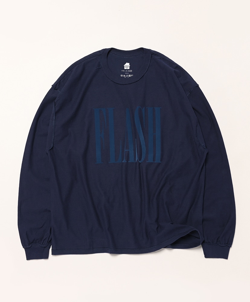 FLASH Long Sleeve T-Shirt(ONE Black/ブラック): ISNESS MUSIC