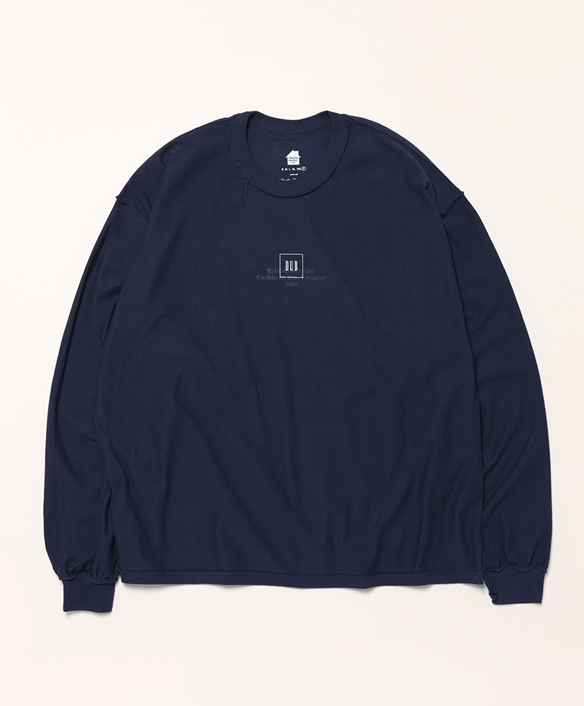 即完品 春コーデ ISNESS MUSIC DUB ロングスリーブカットソー オンライン限定】ISNESS MUSIC DUB LONG SLEEVE T-SHIRT | is