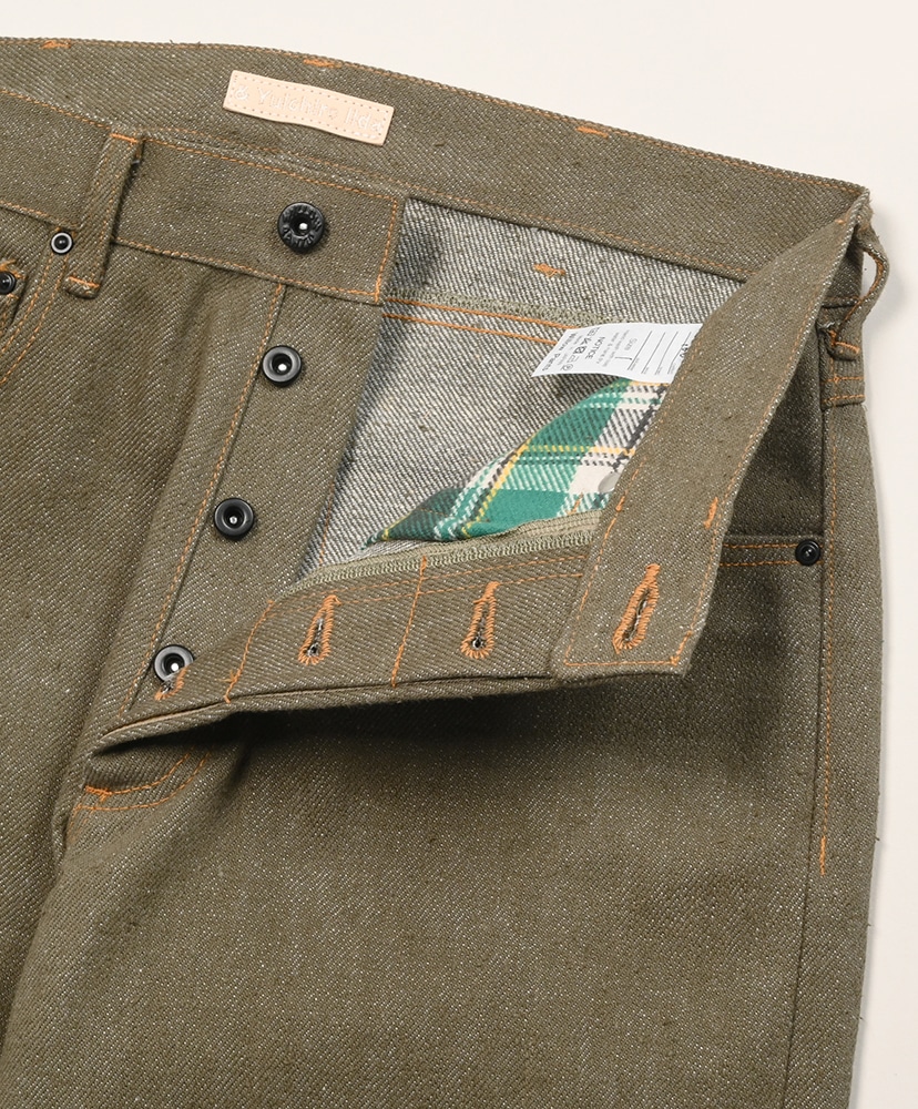 Y-001 - Denim Olive/オリーブ 1(MEN)