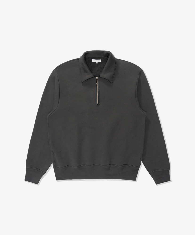チ*ビ様 ヴィンスウェ　フェードブラック　サイズMからL Quarter Zip Sweatshirt(L(MEN) Faded Black/フェーデッドブラック