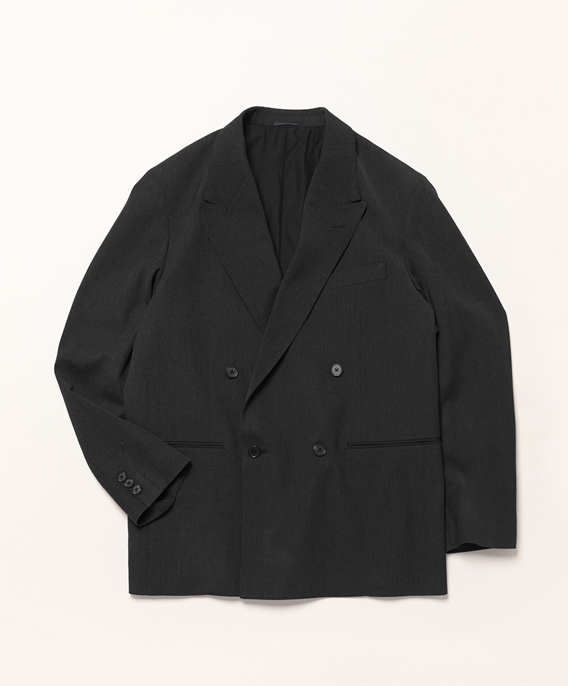 ジャケット・アウター A.PRESSE Double Breasted Jacket CHARCOAL A.PRESSE Double Breasted Jacket [CHARCOAL] - Fresh Service