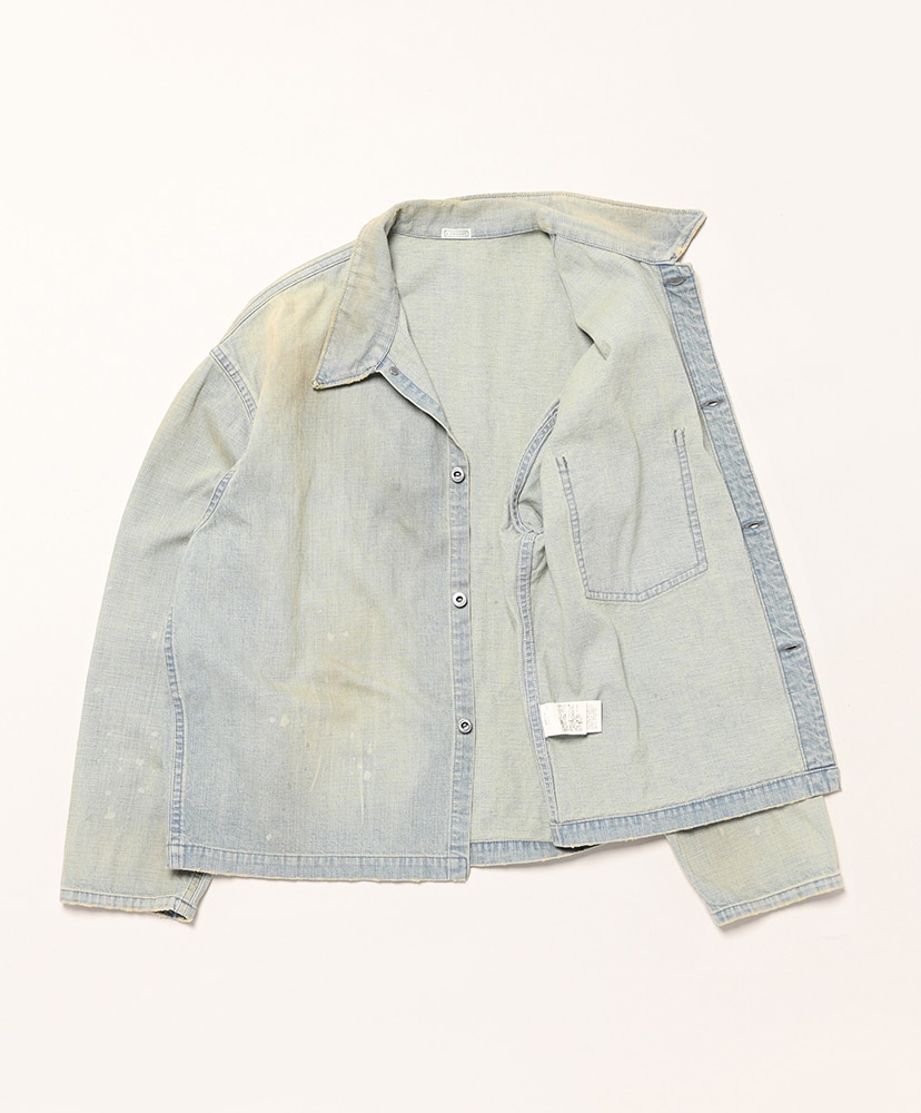 極希少・サイズ1【A.PRESSE】 US NAVY Denim Jacket A.PRESSE US NAVY Denim Jacket – unexpected store
