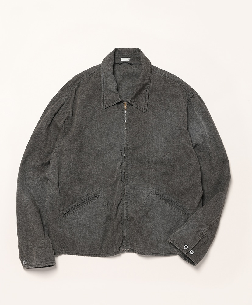 ジャケット・アウター 50'S VINTAGE BLACK CHAMBRAY JACKET Vintage Black Chambray Sports Jacket(1(MEN) Black/ブラック