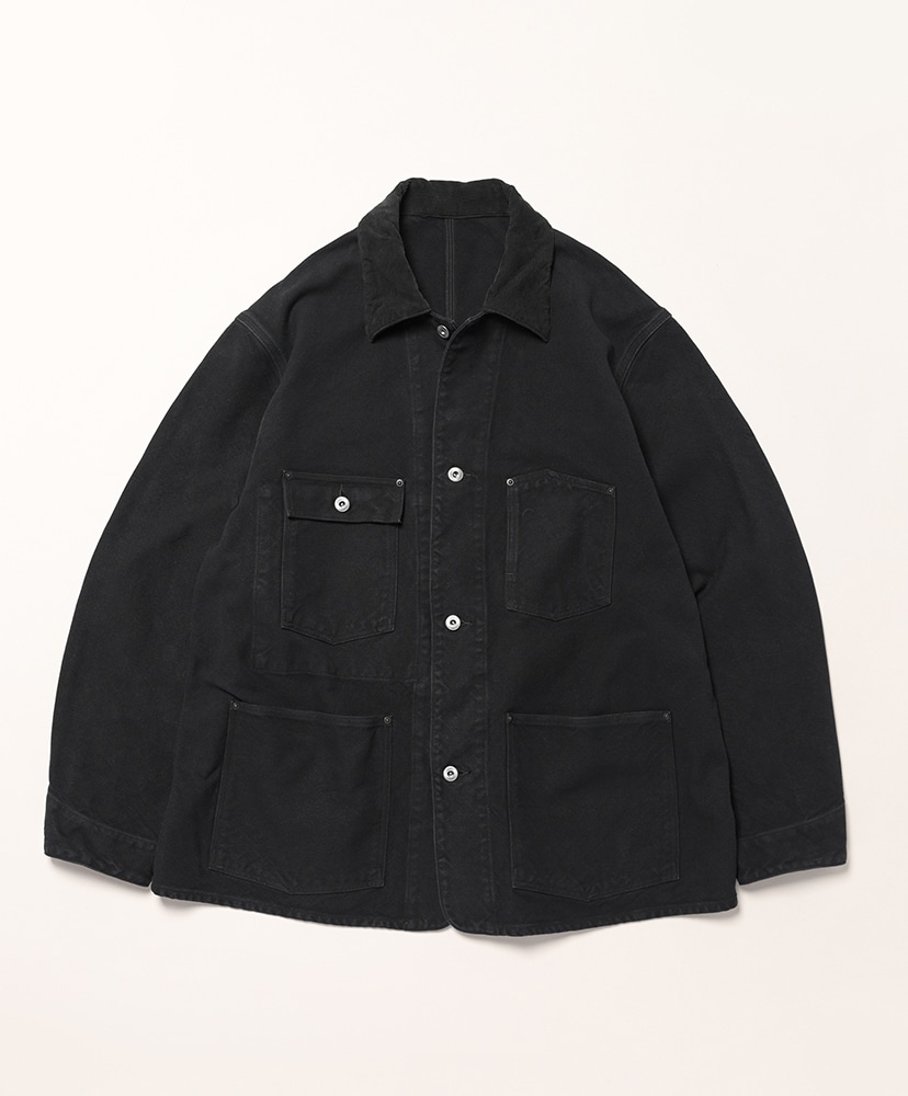 ジャケット・アウター A.PRESSE Vintage Black Linen Coverall A.PRESSE Vintage Black Linen Coverall – unexpected store