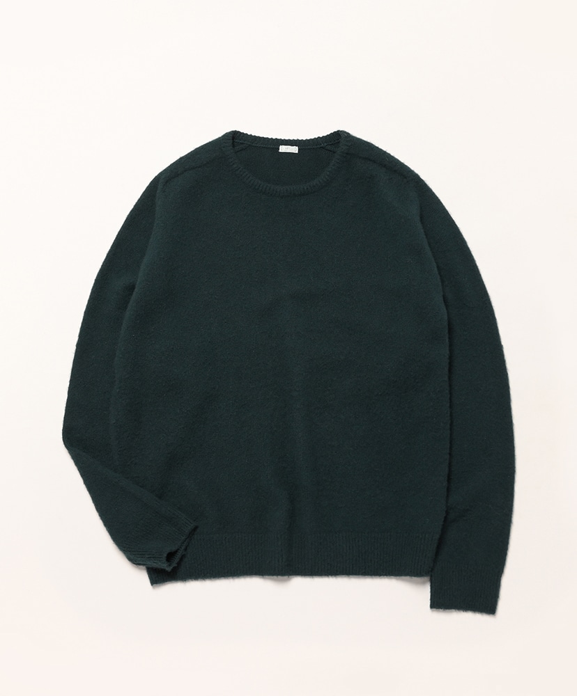 A.PRESSE カシミアニット　3 Cashmere Middle Gauge Pullover Sweater(3(MEN) Green/グリーン