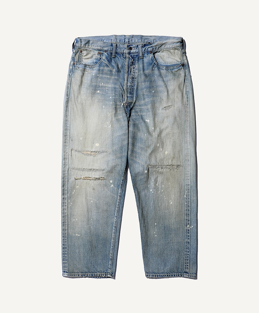 パンツ VIAVANDA BLEACH WIDE DENIM PANTS COLOR BLEACH WIDE DENIM PANTS / NAVY – VIAVANDA