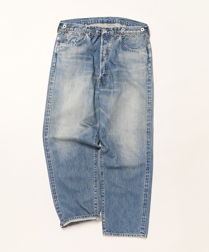 No.22 Washed Wide Denim Pants(30/32(MEN) Indigo/インディゴ
