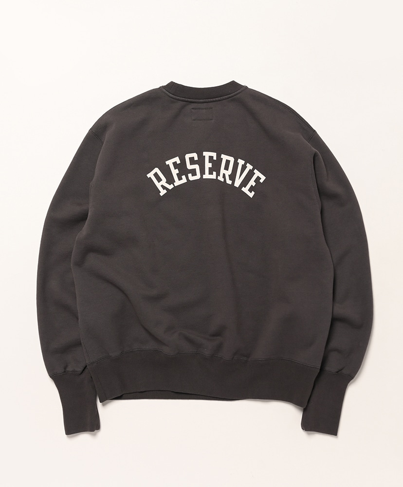 Unlikely Simple Sweat Crew RESERVE(L(MEN) Faded Black/フェイ