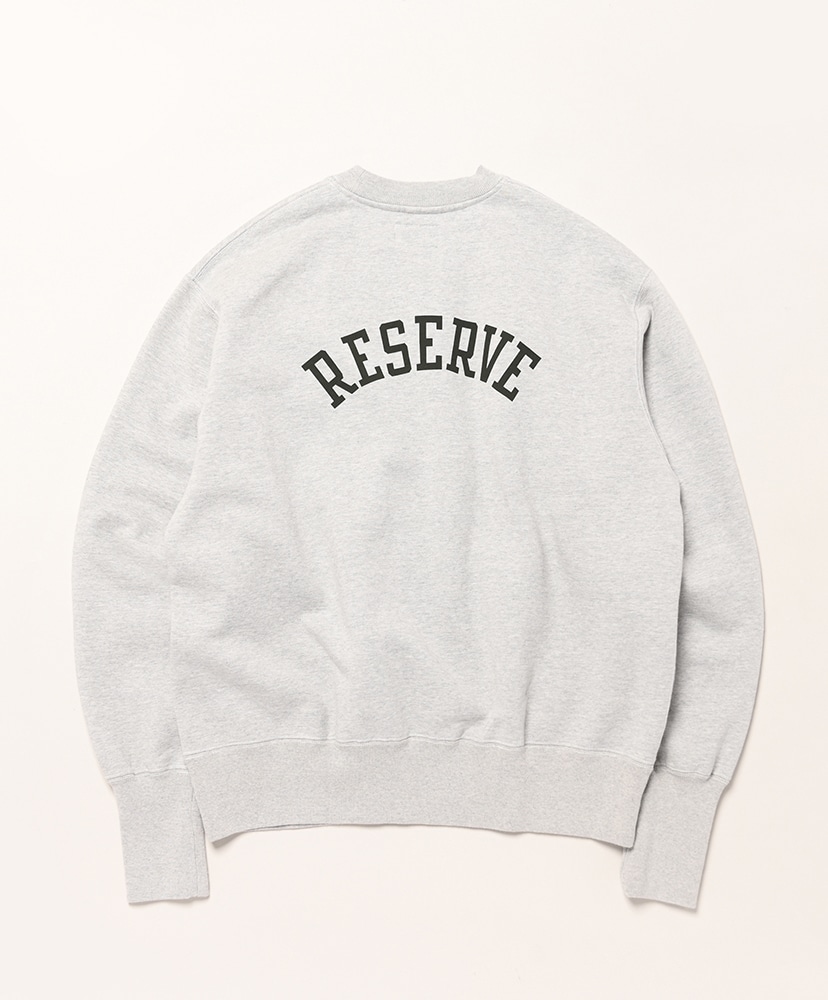 Unlikely Simple Sweat Crew RESERVE(L(MEN) Faded Black/フェイ