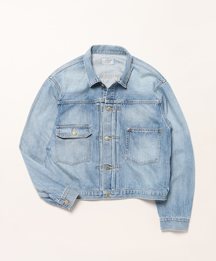 ジャケット・アウター UNLIKELY TIME TRAVEL TRUCKER JACKET Unlikely Time Travel Trucker Jacket 1977Wash[Vintage Indigo