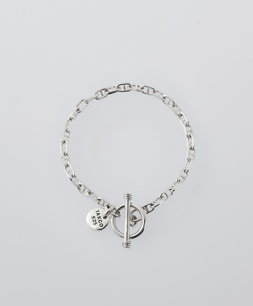 Solid Anchor Link Bracelet -5mm-(19cm Silver/シルバー): XOLO