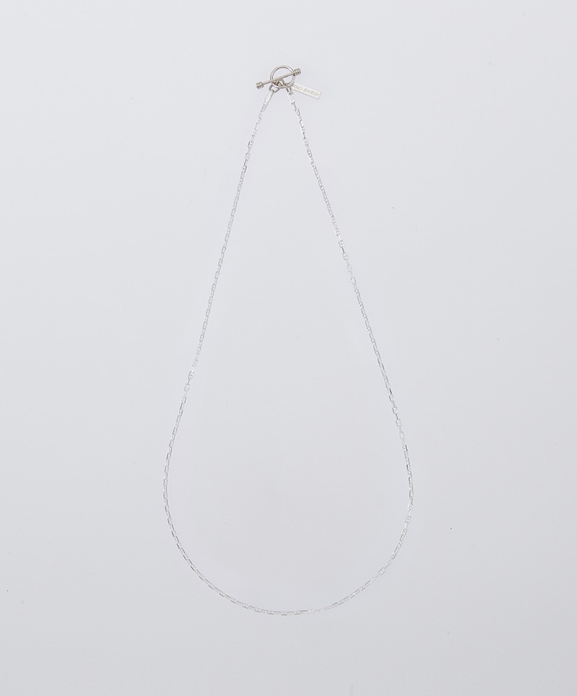 ミニマル洗練曲線【BIKO】Cora Pendant(Large) 海面の気泡のよう Tiny Solid Anchor Link Necklace(50cm Silver/シルバー): XOLO