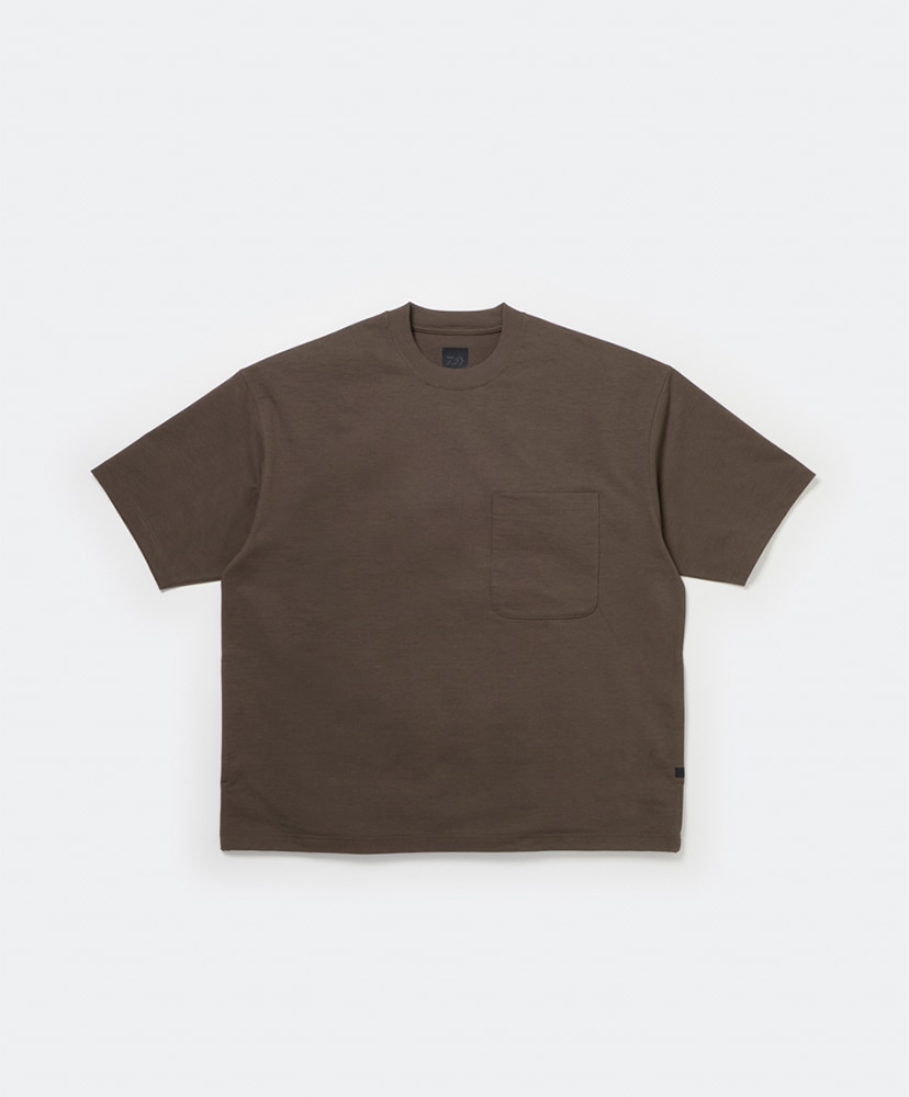 Tech Pocket Crew Tee S/S(L(MEN) Brown Khaki/ブラウンカーキ