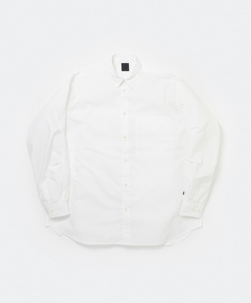 トップス TECH REGULAR COLLAR SHIRTS Tech Regular Collar Shirt L/S(L(MEN) Brown Khaki/ブラウン