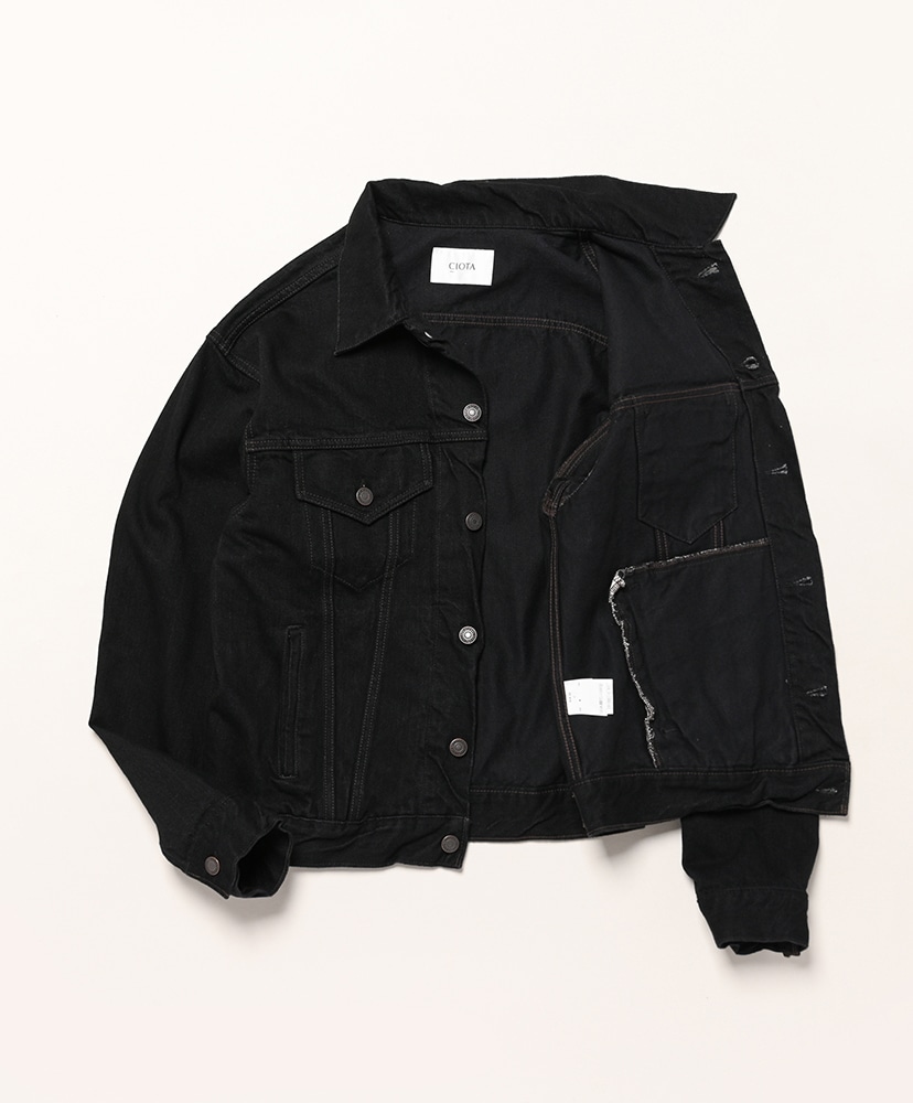 4 Pocket Denim Jacket(42(MEN) Black/ブラック): CIOTA