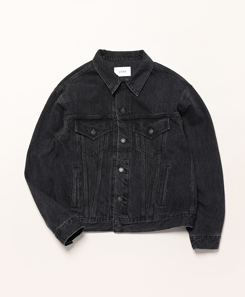 4 Pocket Denim Jacket(42(MEN) Medium Black/ミディアム