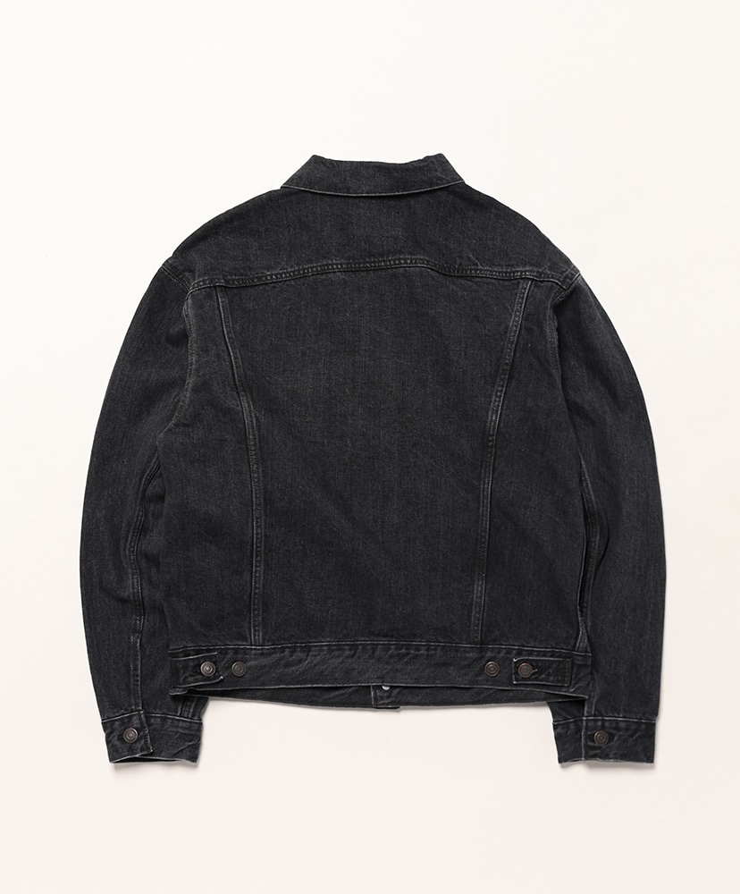 【新品タグ付】LOHEN  デニムジャケット クロップド ブラック襟付き 4 Pocket Denim Jacket(42(MEN) Black/ブラック): CIOTA