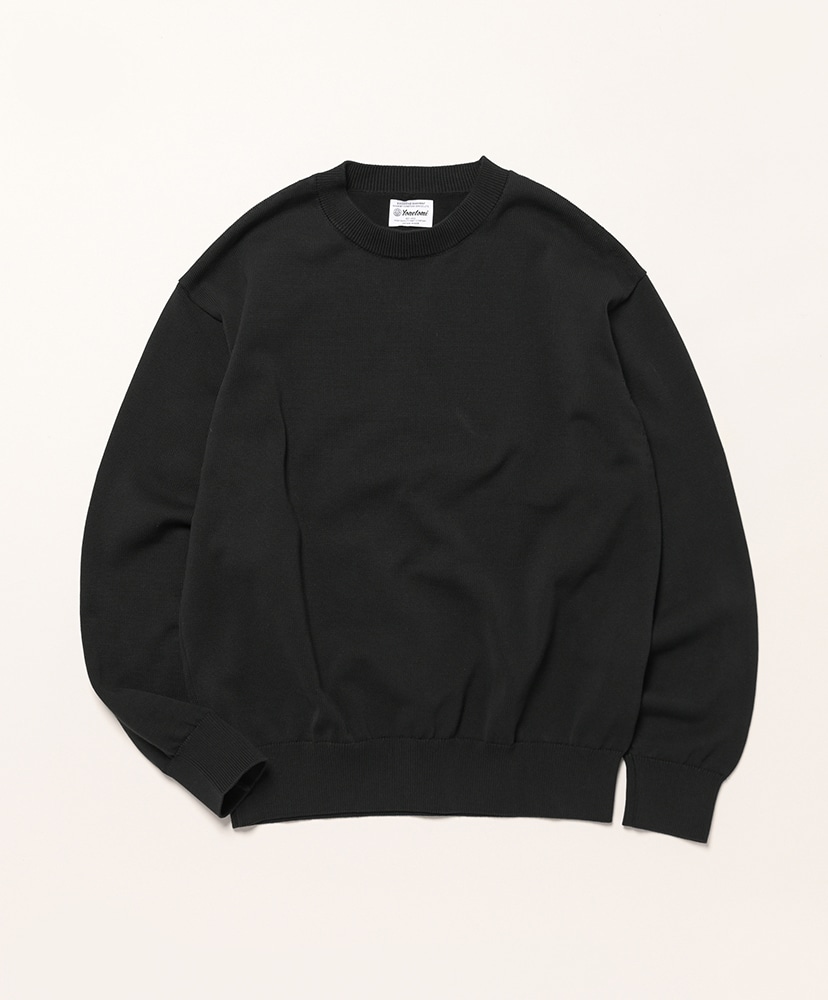 Rigid Sea Island Cotton Knit P/O(2(MEN) Black/ブラック