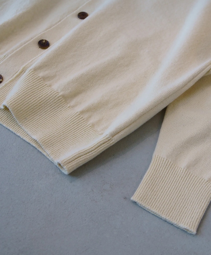 Rigid Cashmere Sweater Cardigan Raw/ロウ 1