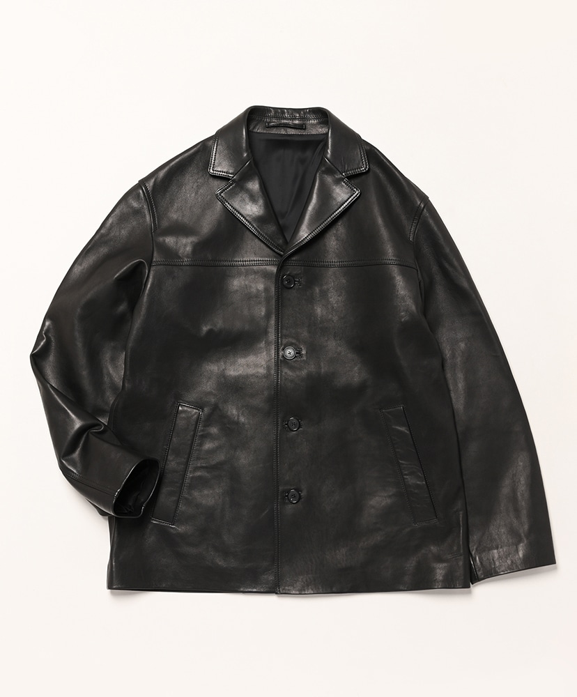 CKJK-018 Leather Jacket - Sheep Skin(46(MEN) Black/ブラック