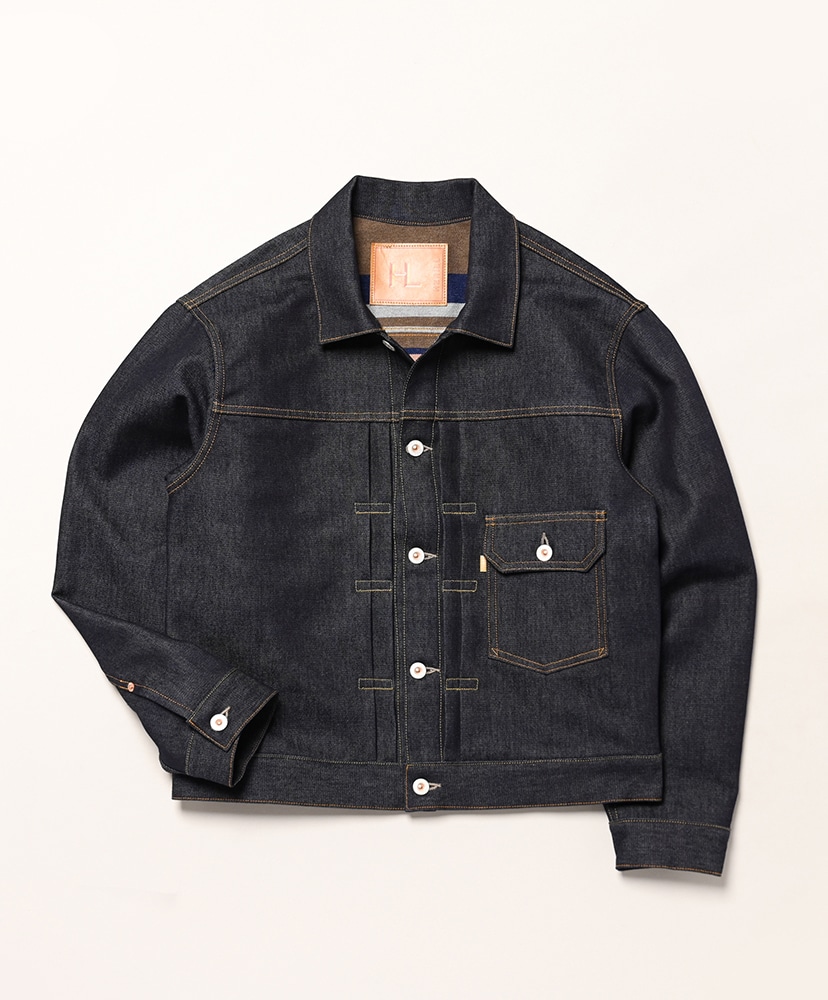 【HERILL】黒 デニムジャケット　サイズ2 HERILL(へリル)24AW 