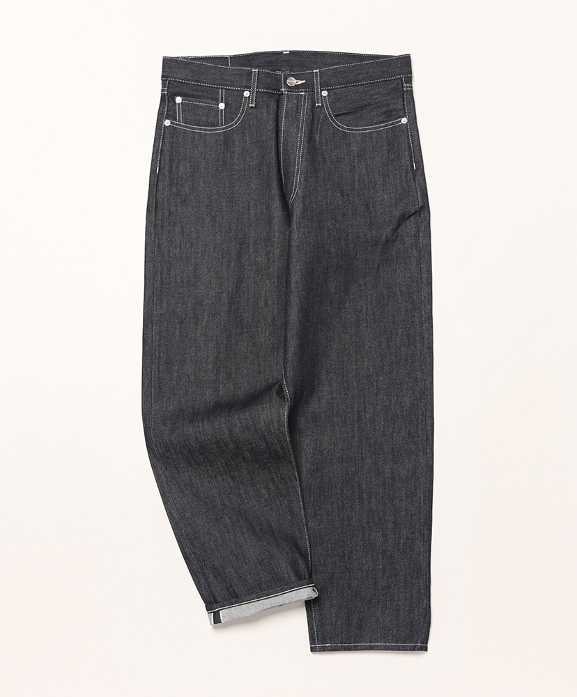 ハーマン Selvage Denim Five Pocket Tapered Pants(1(MEN) Black Washed