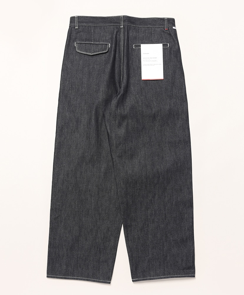 美良品
ラング LANGE  RS90SC Selvage Denim Two Tuck Pants(1(MEN) Black Washed/ブラック