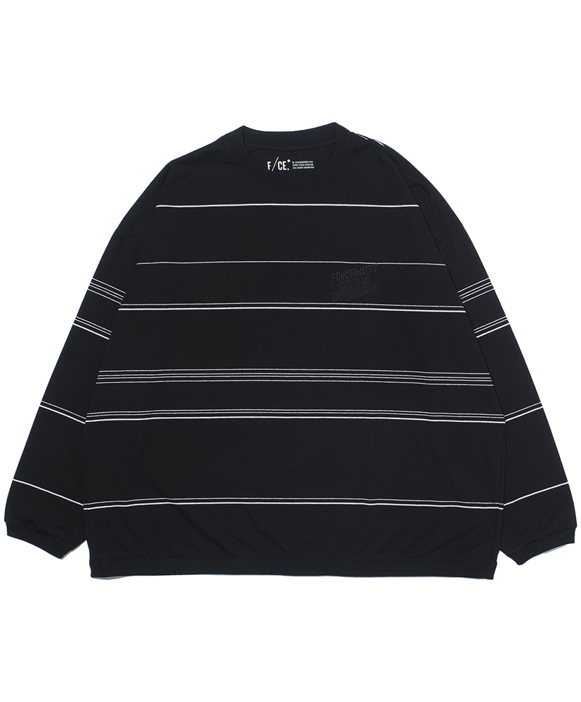 SUPREME クラシックロゴ ボーダー 長袖 グレー　Mサイズ SUPREME クラシックロゴ ボーダー 長袖 グレー Mサイズ