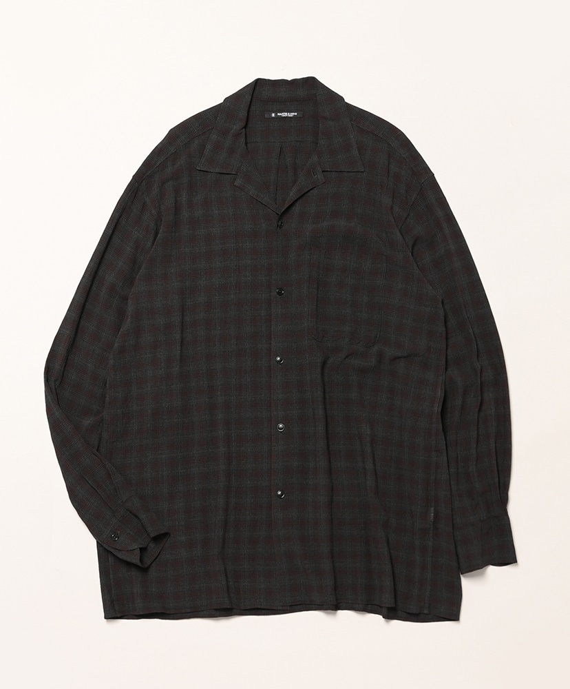 MAATEE&SONS 強撚RAYON OP COLLAR SHIRTS 2 MAATEE&SONS 強撚RAYON OP COLLAR SHIRTS 2