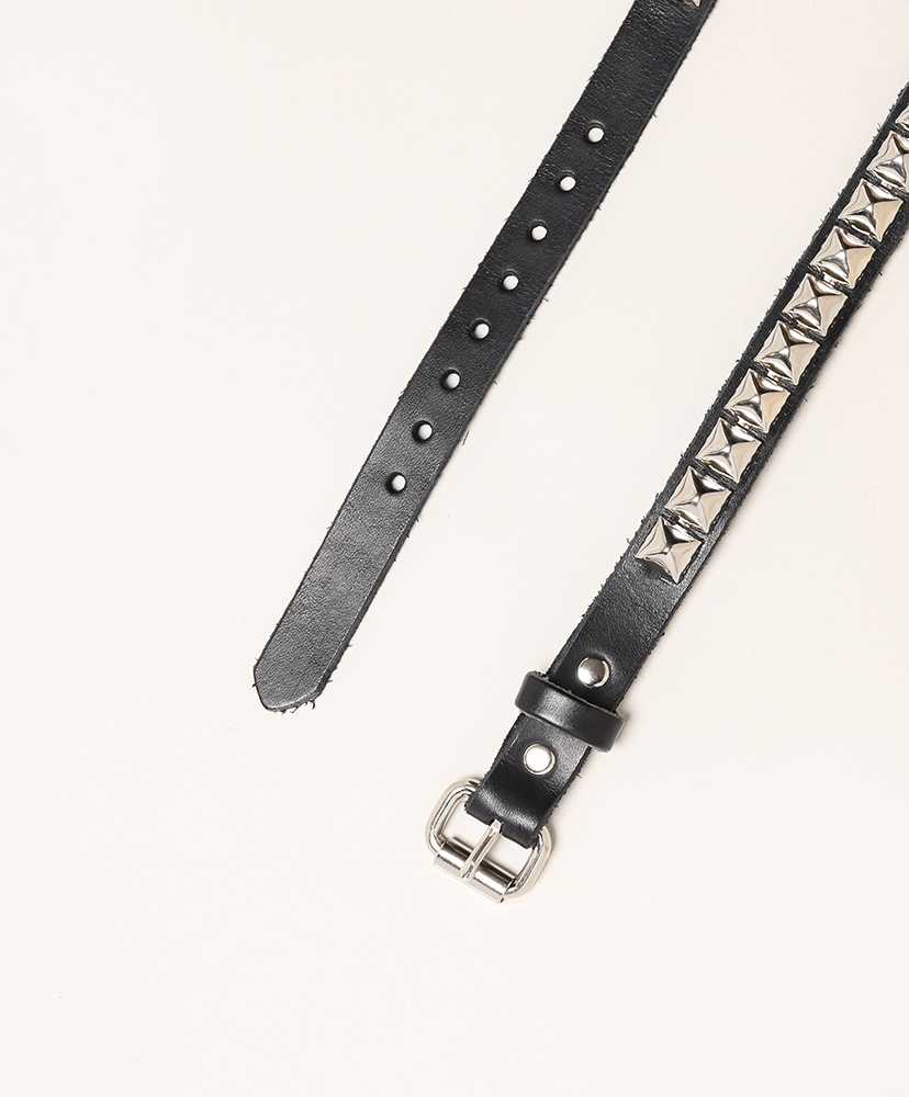 3/4 Inch Pyramid 1Rows Belt Black/ブラック 30(MEN)