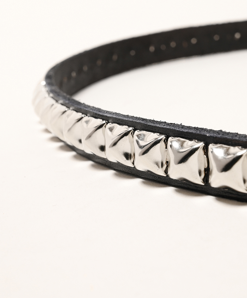 3/4 Inch Pyramid 1Rows Belt Black/ブラック 30(MEN)