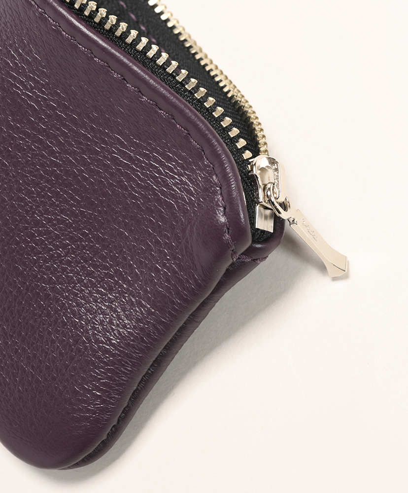 5 Inch Zippered Pouch Purple/パープル ONE