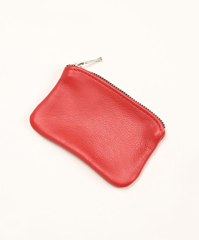 5 Inch Zippered Pouch Red/レッド ONE