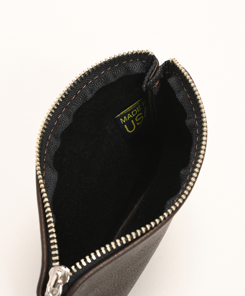 6 Inch Zippered Pouch Brown/ブラウン ONE