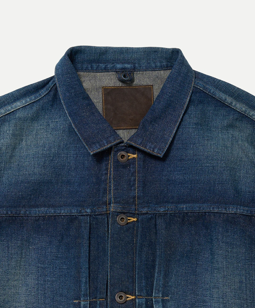Lot.714 Denim Jacket Side Panel(38(MEN) Damaged Indigo
