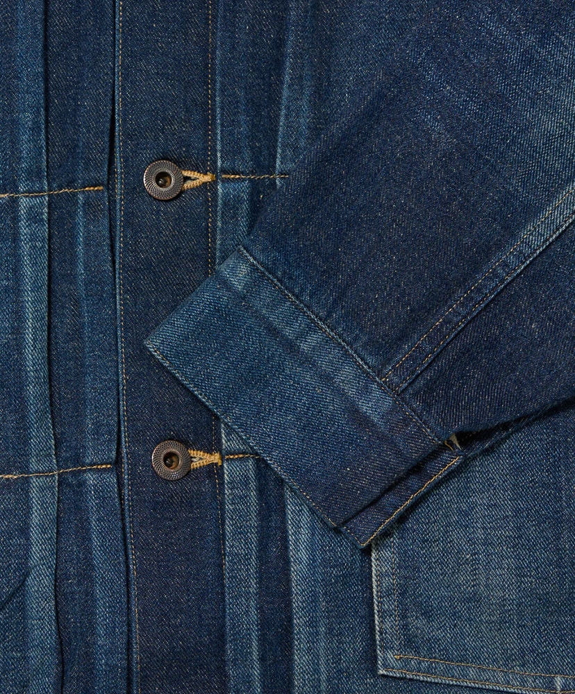 Lot.714 Denim Jacket Side Panel(38(MEN) Damaged Indigo