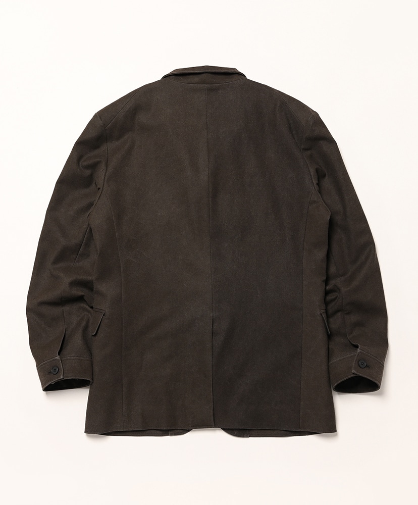 泥染めツイル・スタンドカラージャケット Doro/ドロ 2(MEN)