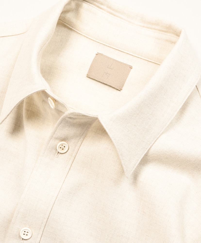 ブルーフォックス×ノーミュールシングウール・スタンダードシャツ Fox White/フォックスホワイト 3(MEN)