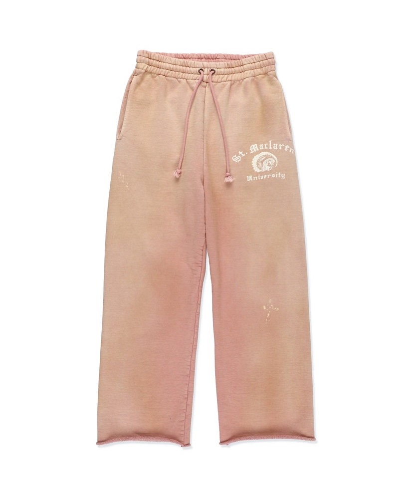 ST.Maclaren Univ. Sweatpants Aged(M(MEN) Aged Pink/エイジド