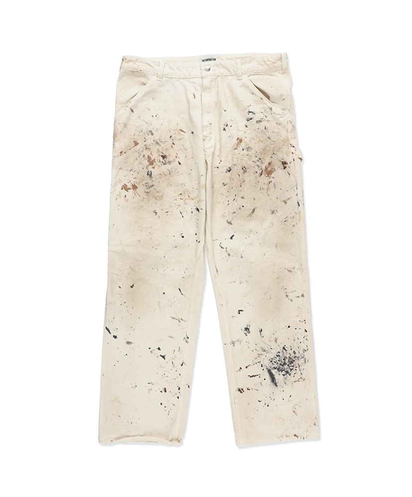 パンツ THE SHISHIKUI Painter pants OFF WHITE Painter pants / OFF WHITE – SHISHIKUI