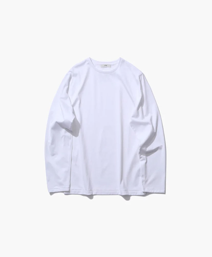 SUVIN 60/2 | PERFECT LONG SLEEVE T-SHIRT(01(WOMEN) GREEN