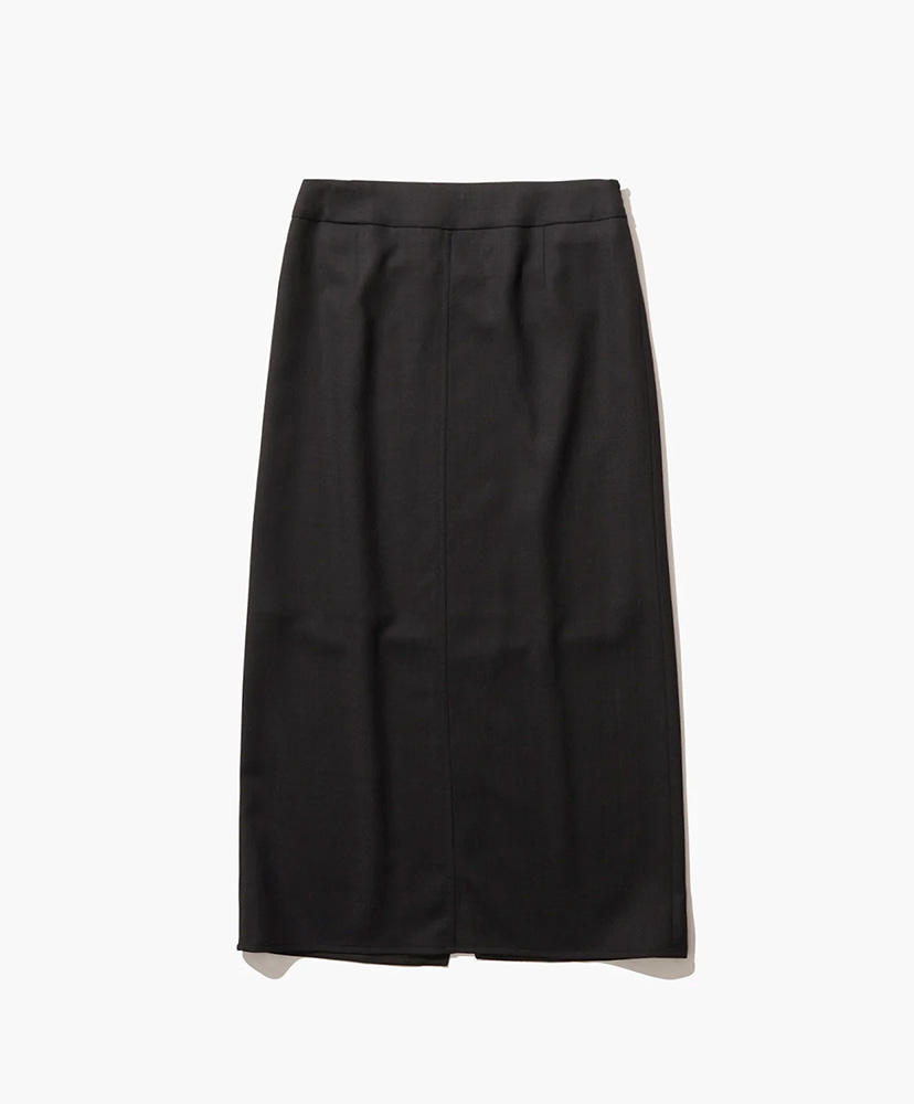 TECHNO WOOL ETERMIN | PENCIL SKIRT(01(WOMEN) Black/ブラック