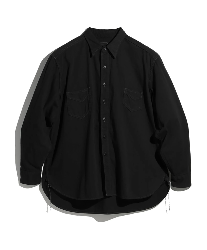Outcast デニム ブラック トップス 干場別注 S.Slim STR 5pocket USD クロップドデニム – MINIMAL