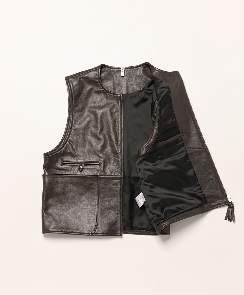 【santaku】 vest Black ベスト ブラック Ｌ Black Satin Vest