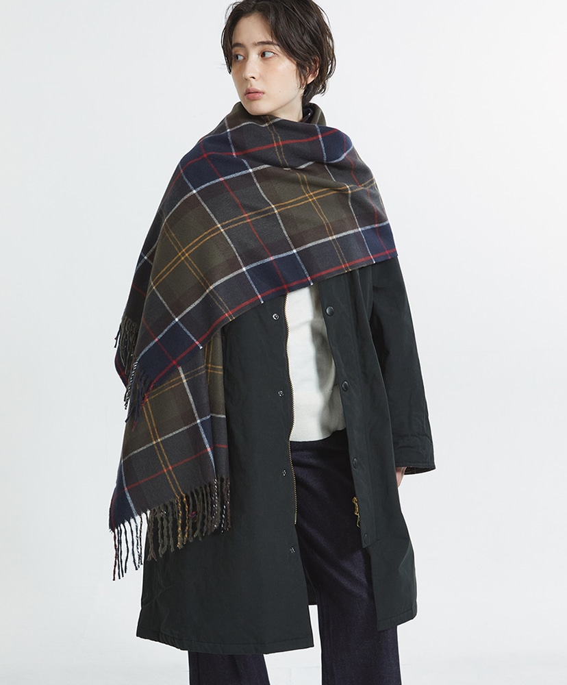 Hailes Tartan Scarf Classic Tartan/GRN ONE