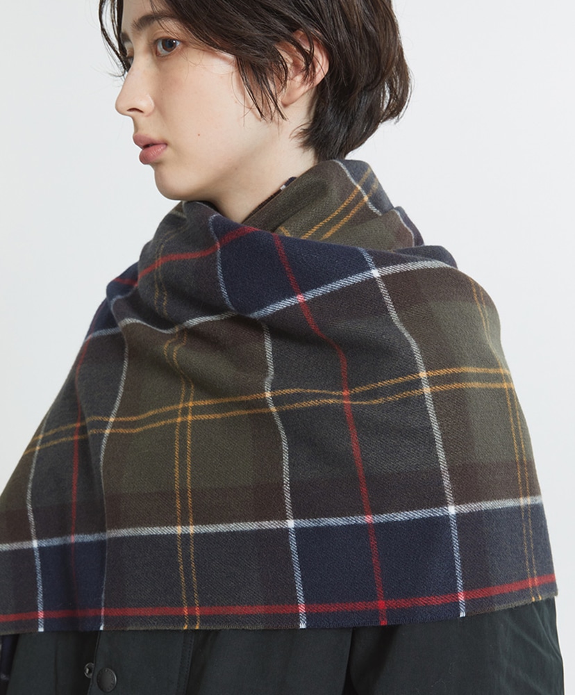 Hailes Tartan Scarf Classic Tartan/GRN ONE