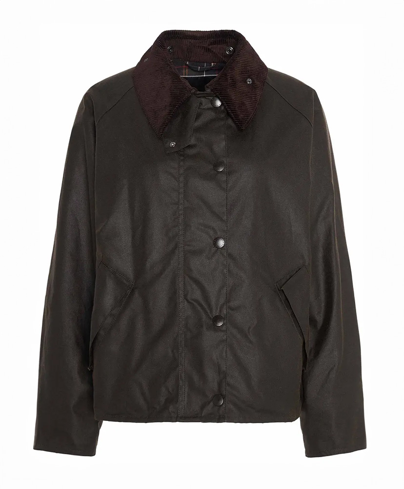 カ*ズ様 Barbour TRANSPORT JACKET オリーブ Barbour Khaki Transport Wax Jacket In Olive | ModeSens