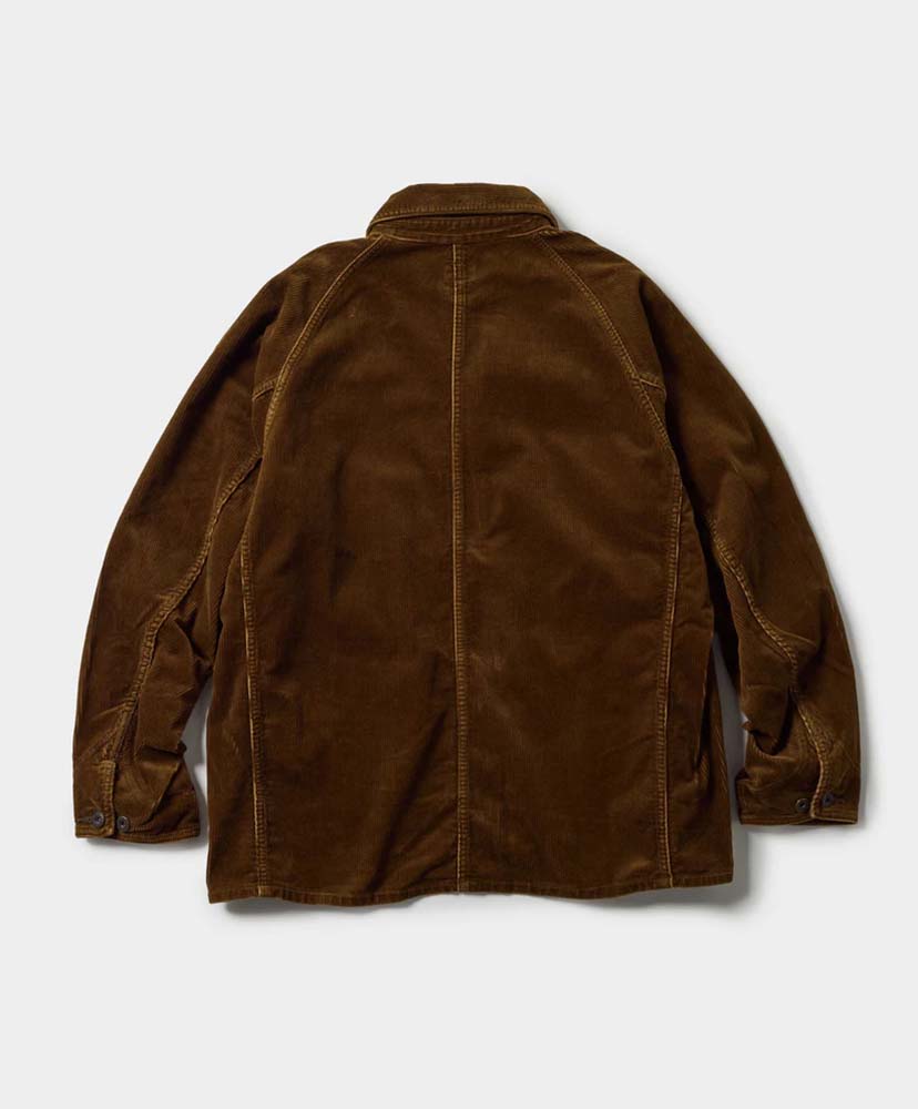 9W Corduroy Work Coat Brown/ブラウン L(MEN)