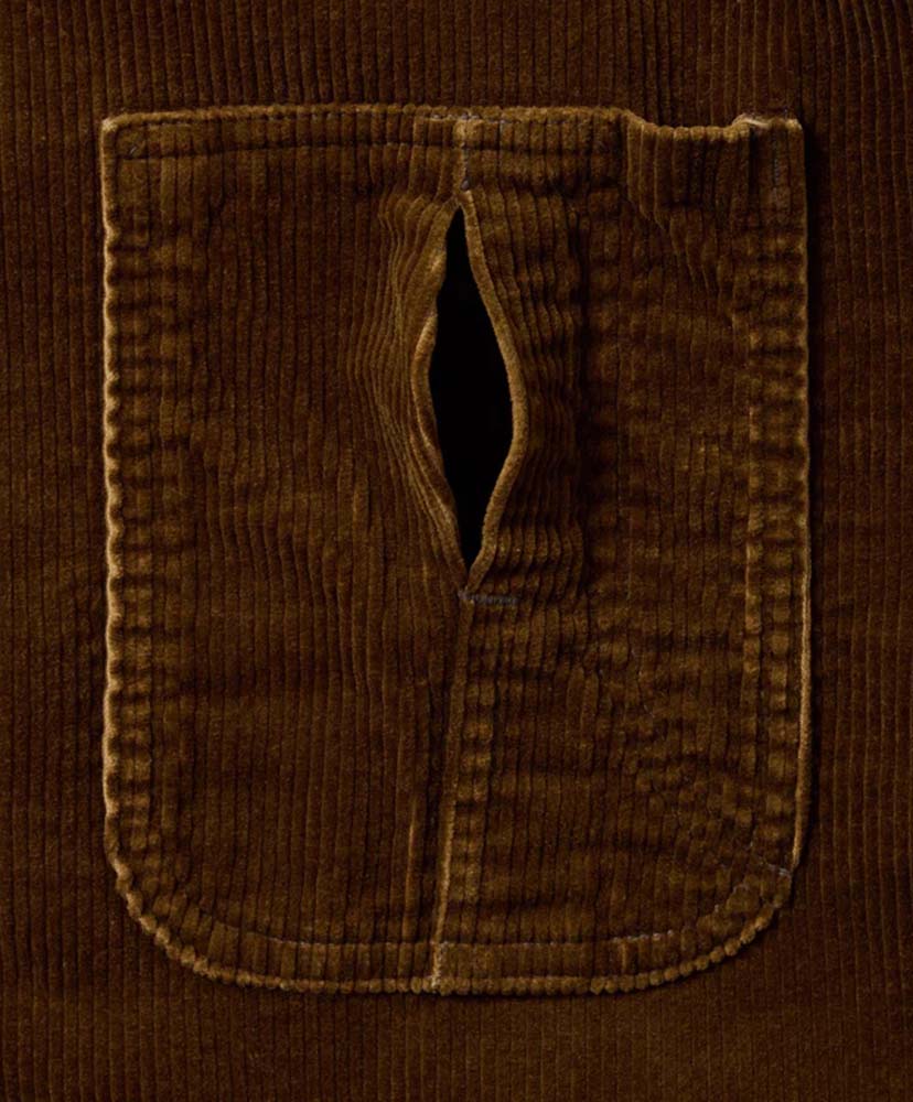 9W Corduroy Work Coat Brown/ブラウン L(MEN)